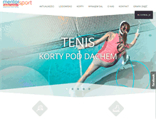 Tablet Screenshot of mentorsport.pl